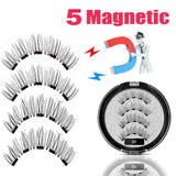 LEKOFO 2020 Magnetic Eyelashes Lot with 5 Magnet Mink Eyelashe Reusable 3D False Eye lashes Makeup faux cils magnetique Tweezers - Love My Store Online