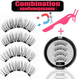 LEKOFO 2020 Magnetic Eyelashes Lot with 5 Magnet Mink Eyelashe Reusable 3D False Eye lashes Makeup faux cils magnetique Tweezers - Love My Store Online