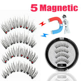 LEKOFO 2020 Magnetic Eyelashes Lot with 5 Magnet Mink Eyelashe Reusable 3D False Eye lashes Makeup faux cils magnetique Tweezers - Love My Store Online