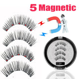 LEKOFO 2020 Magnetic Eyelashes Lot with 5 Magnet Mink Eyelashe Reusable 3D False Eye lashes Makeup faux cils magnetique Tweezers - Love My Store Online