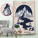 Tarot Card Tapestry Wall Hanging Astrology Divination Bedspread Beach Matwitchcraft Mandalay Hippie Mandalas Brujeria - Love My Store Online