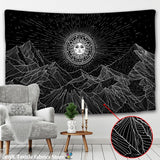 Tarot Card Tapestry Wall Hanging Astrology Divination Bedspread Beach Matwitchcraft Mandalay Hippie Mandalas Brujeria - Love My Store Online