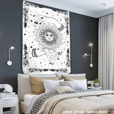 Tarot Card Tapestry Wall Hanging Astrology Divination Bedspread Beach Matwitchcraft Mandalay Hippie Mandalas Brujeria - Love My Store Online