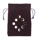 Velvet 12 Constellation Tarot Card Storage Bag Board Game Card Mini Drawstring Package Board Game Tarot Storage Bag - Love My Store Online
