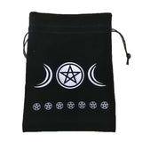 Velvet 12 Constellation Tarot Card Storage Bag Board Game Card Mini Drawstring Package Board Game Tarot Storage Bag - Love My Store Online