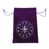 Velvet 12 Constellation Tarot Card Storage Bag Board Game Card Mini Drawstring Package Board Game Tarot Storage Bag - Love My Store Online
