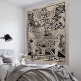 Tarot Card Wall Hanging Tapestry Astrology Divination Bedspread Taperstry Beach Mat Textile Suspended Blanket Home Decor 95x73cm - Love My Store Online