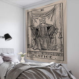 Tarot Card Wall Hanging Tapestry Astrology Divination Bedspread Taperstry Beach Mat Textile Suspended Blanket Home Decor 95x73cm - Love My Store Online